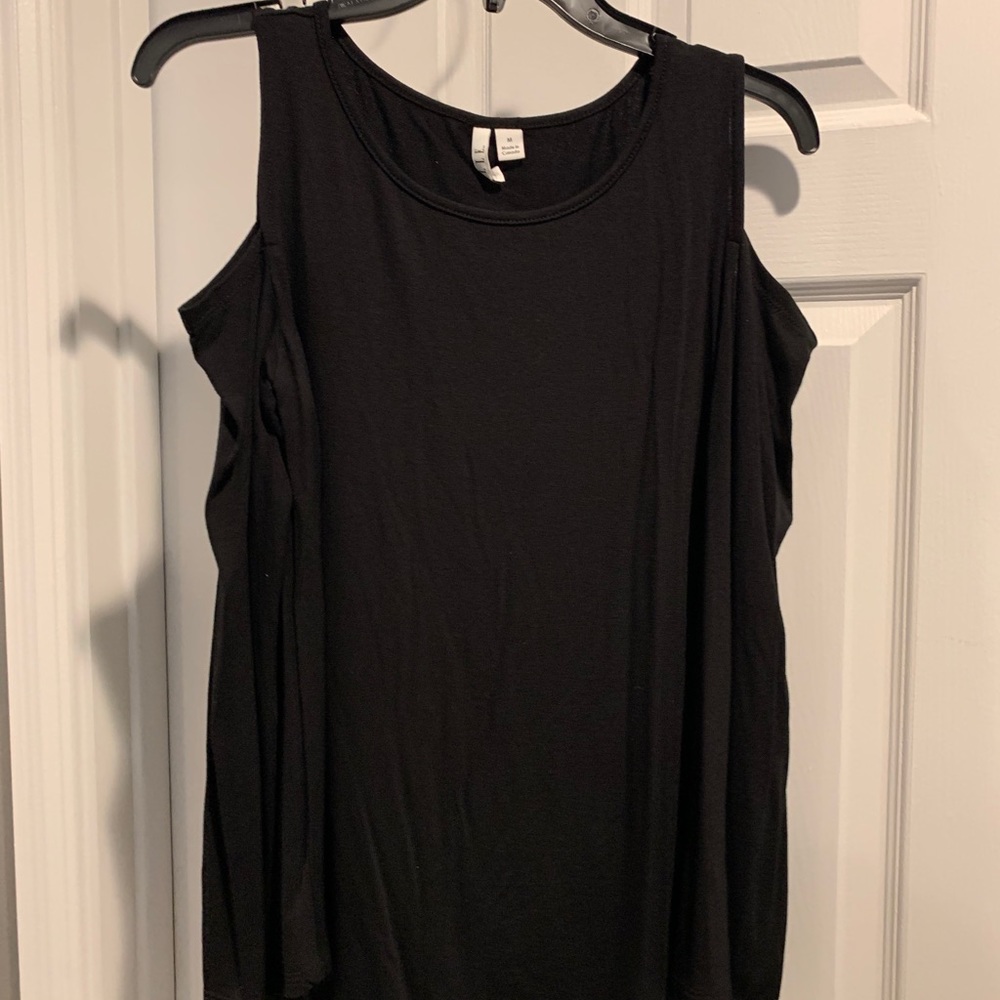 Ladies open shoulder top